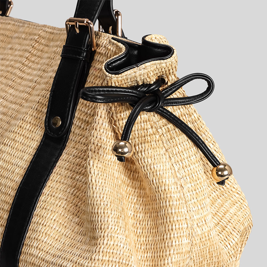 Rustikale Handgefertigte Strohtasche