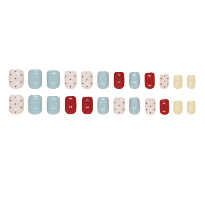 Süßes Pünktchen Nagelkunst Set Karnz