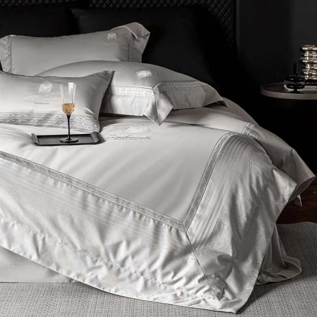 Luxury Hotel-Quality Egyptian Cotton Duvet Cover and Pillowcase Set