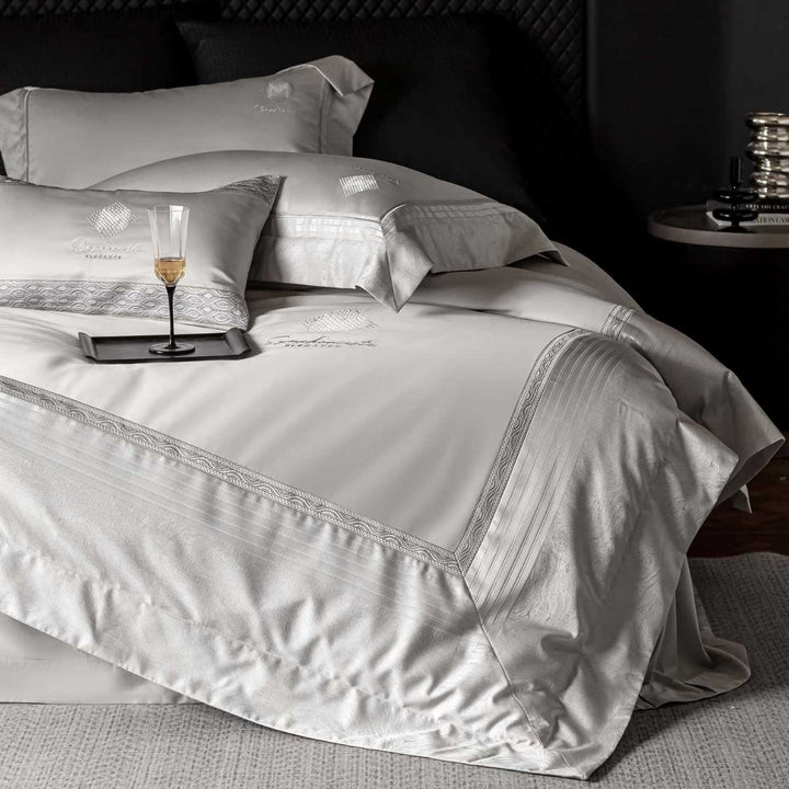 Luxury Hotel-Quality Egyptian Cotton Duvet Cover and Pillowcase Set