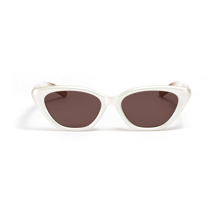 Damen Cat-Eye Sonnenbrille mit transparentem Design Karnz