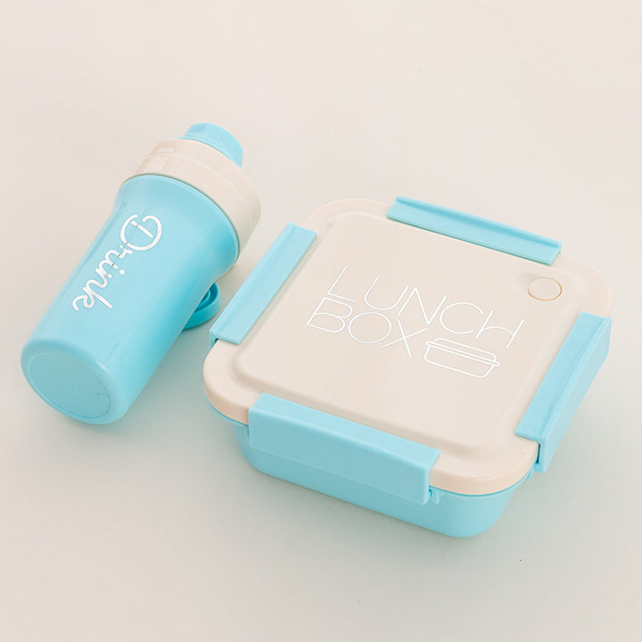 Stylische Lunchbox und Wasserflasche Set