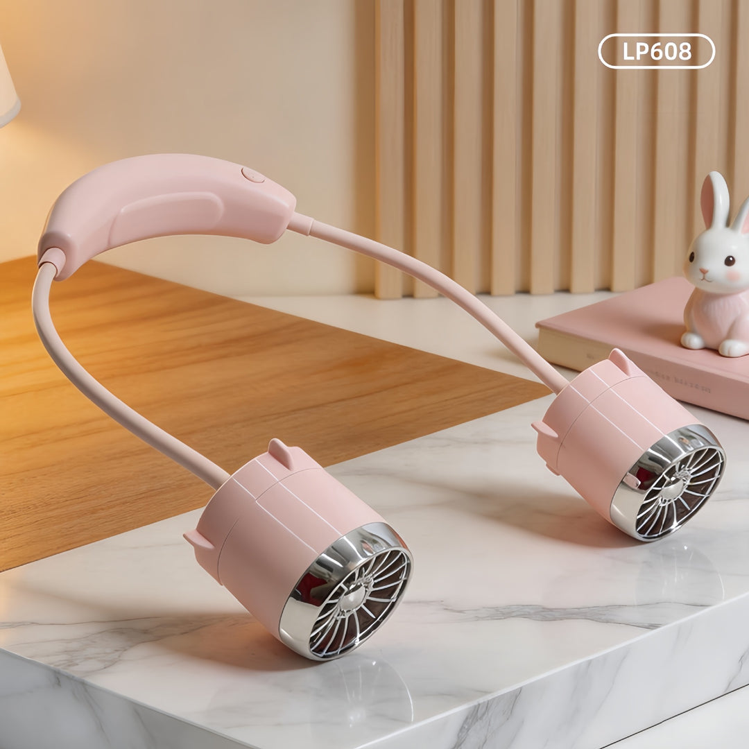 Damen Tragbarer Nackenventilator mit flexibler Struktur Karnz
