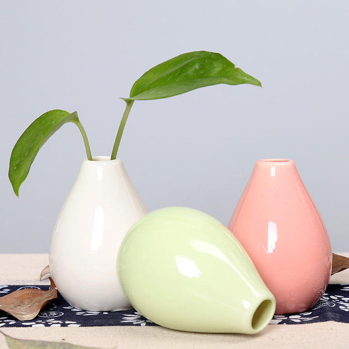 Elegante trichterförmige Keramikblumenvase Karnz