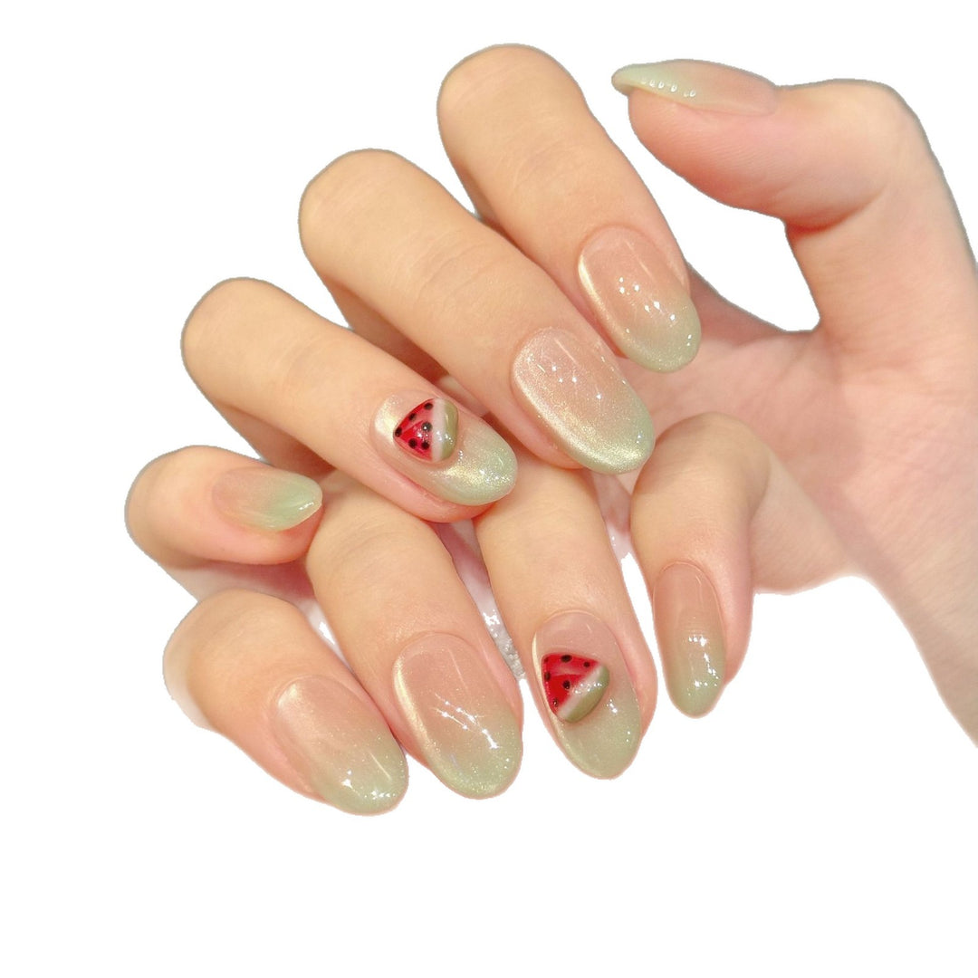 Künstlerisches Obst-Themen Press-On Nagelkunstset