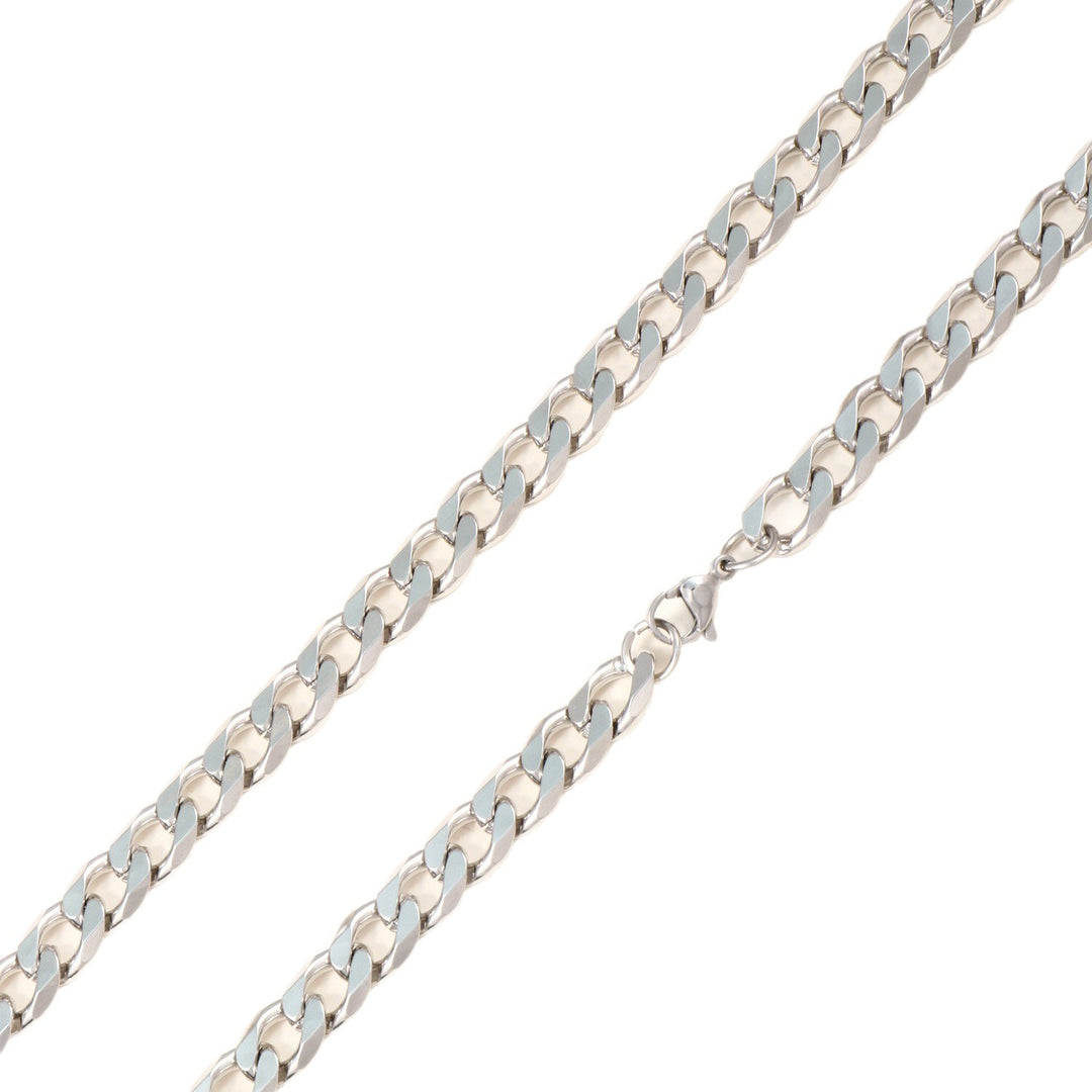 Fette Curb-Link-Kettenhalskette Karnz