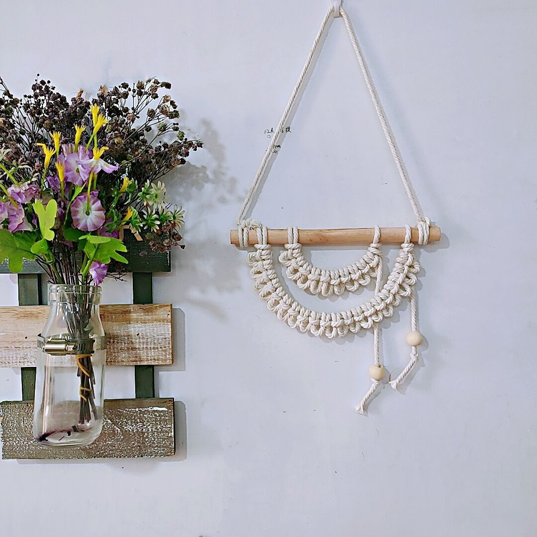 Macramé Wandbehang Karnz