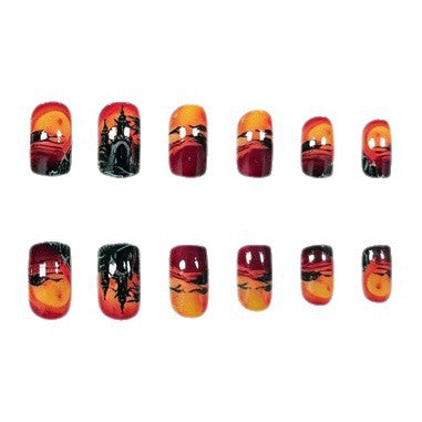 Künstlerische Halloween-Themen-Nagelkunst-Verstärkungen Karnz 1789915591
