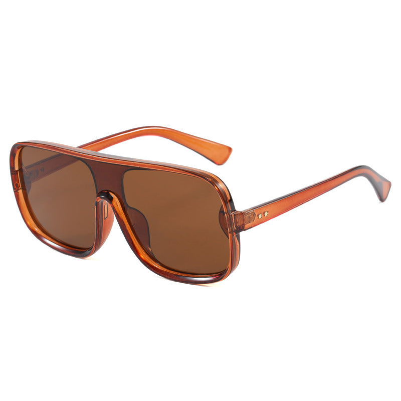 Damen modische Shield-Sonnenbrille mit innovativem Design Karnz