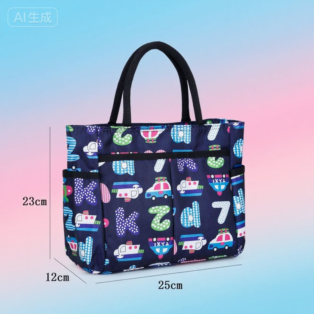 Blumenmuster Mehrfach-Taschen Einkaufsbörse Karnz
