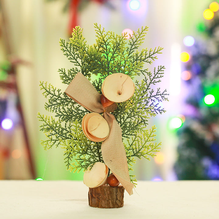 Dekorative Mini Weihnachten Tannenbaum Karnz