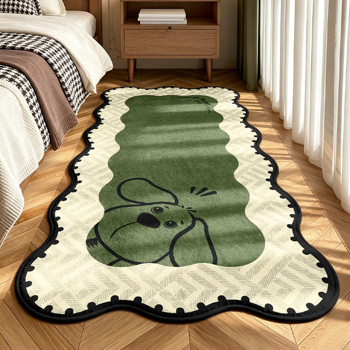 Cartoon Hund Design Teppich