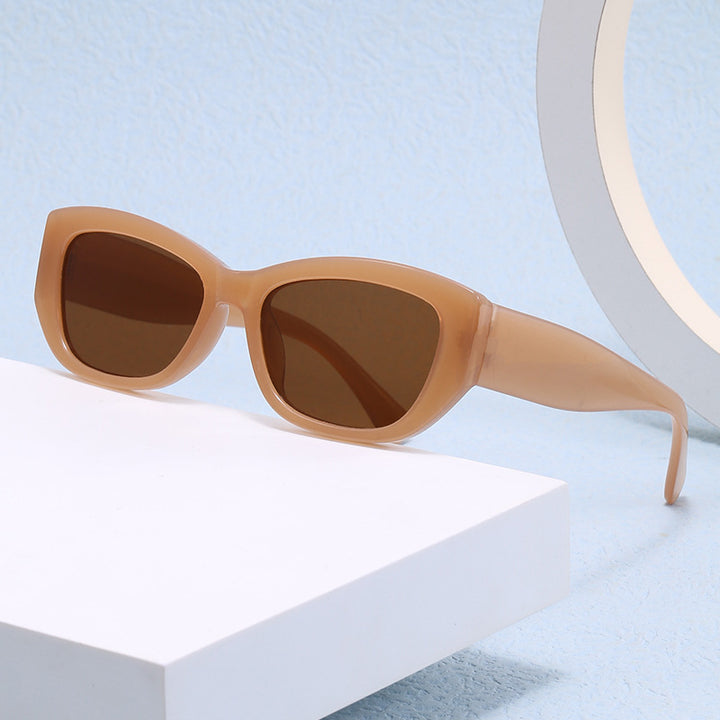 Damen modische Cat-Eye Sonnenbrille aus robustem Kunststoff Karnz
