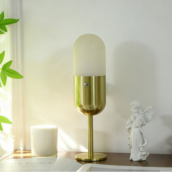 Moderne Messing Tischlampe