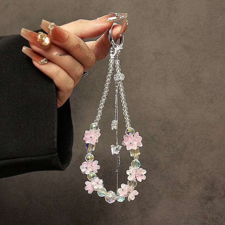 Dekorativer floral Charme Telefon Lanyard Karnz