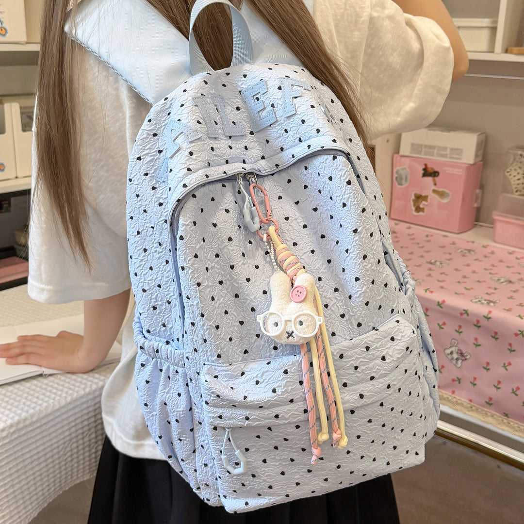 Niedlicher herzförmiger lässiger Rucksack Karnz