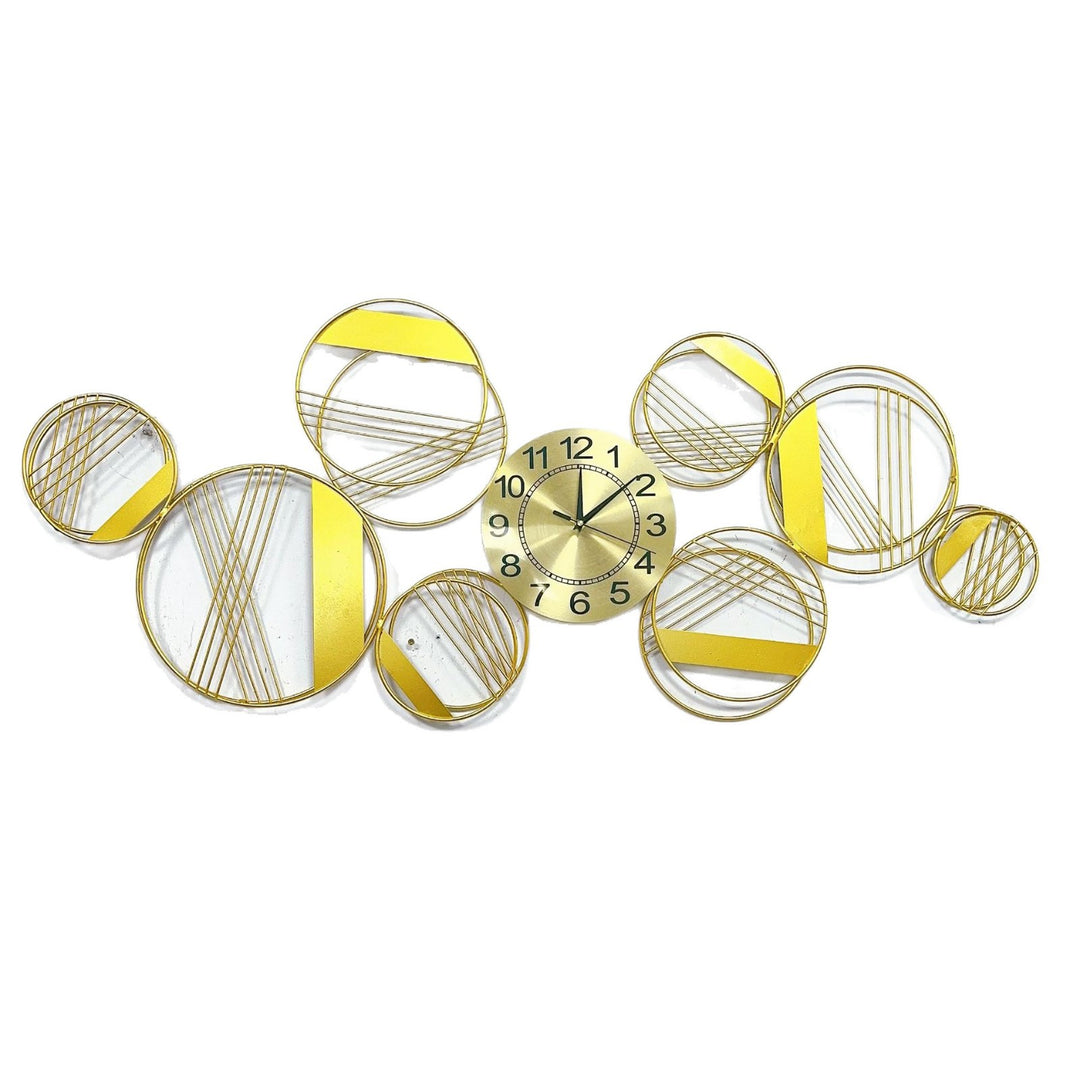 Abstrakte geometrische Wanduhr Kunst Karnz