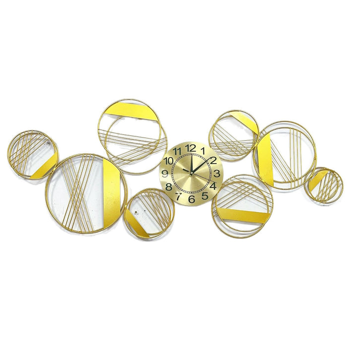 Abstrakte geometrische Wanduhr Kunst Karnz