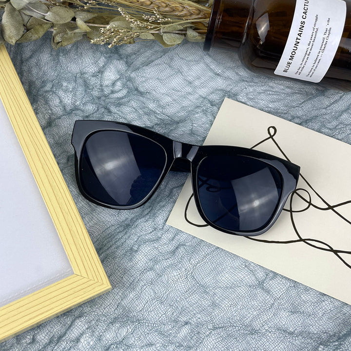 Fette Winkelrahmen Sonnenbrille Karnz