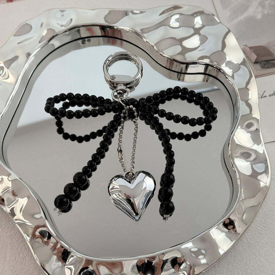 Eleganter Perlencharms-Schlüsselanhänger Karnz