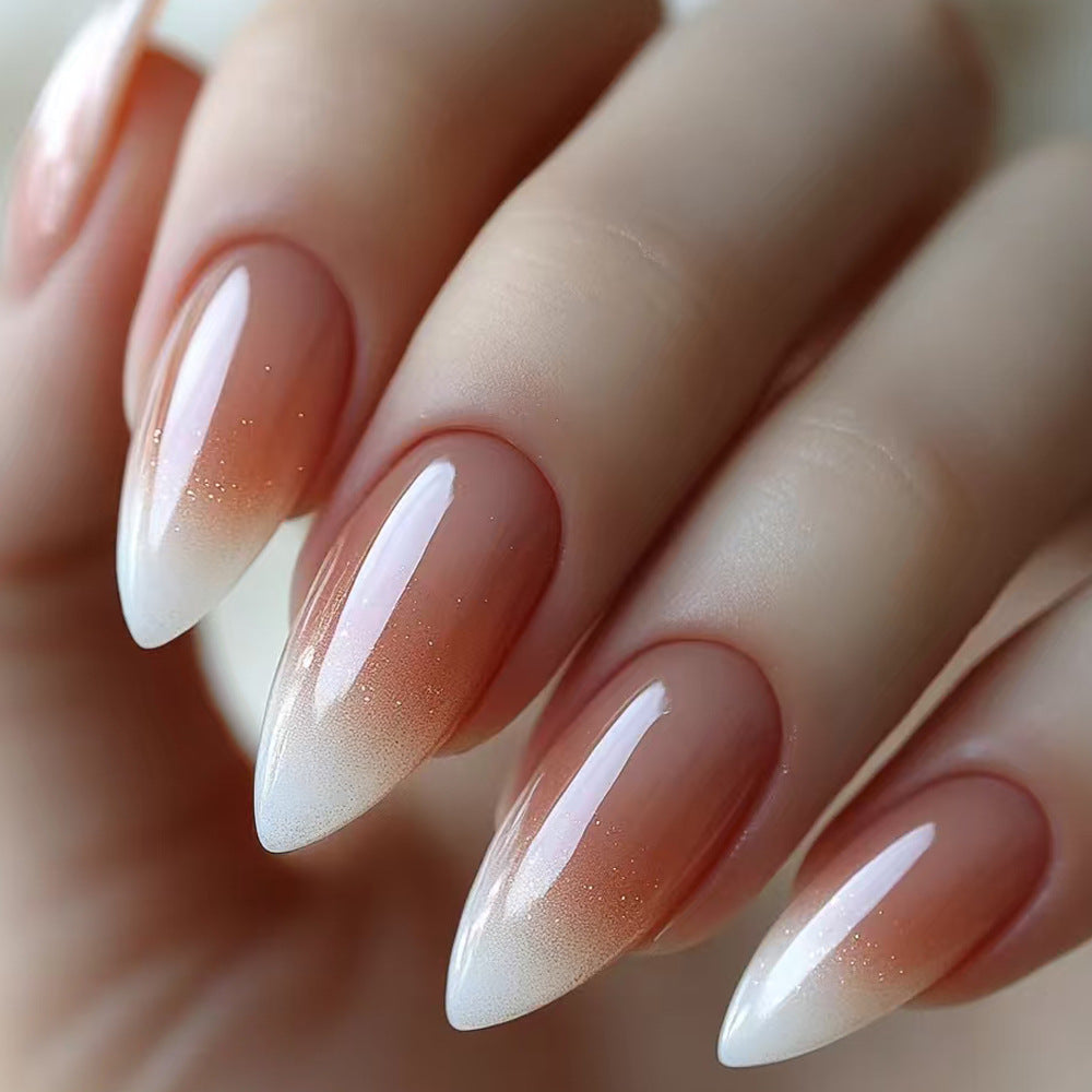 Ombre Stiletto Press-On Nägel Karnz