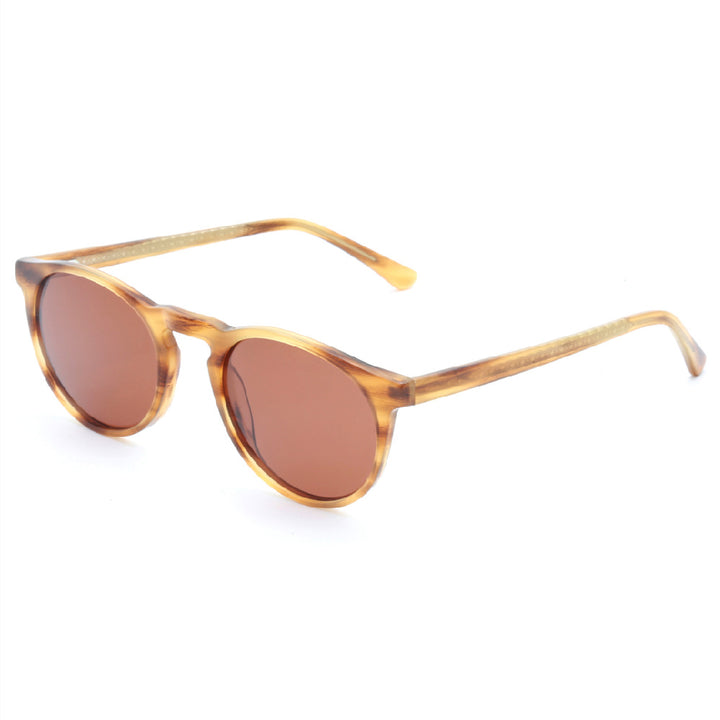 Damen umfangreiche Sonnenbrille mit transparentem Rahmen Karnz