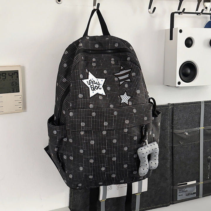 Polka-Dots-Musterer Casual Rucksack Karnz