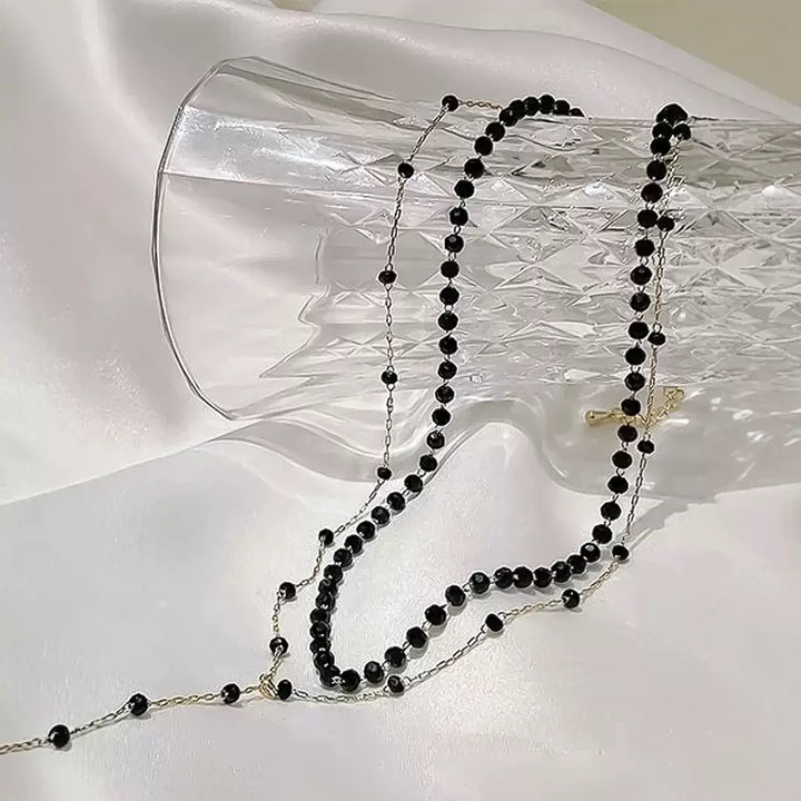 Chic Gestuftes Choker- und Anhängerhalsband Karnz