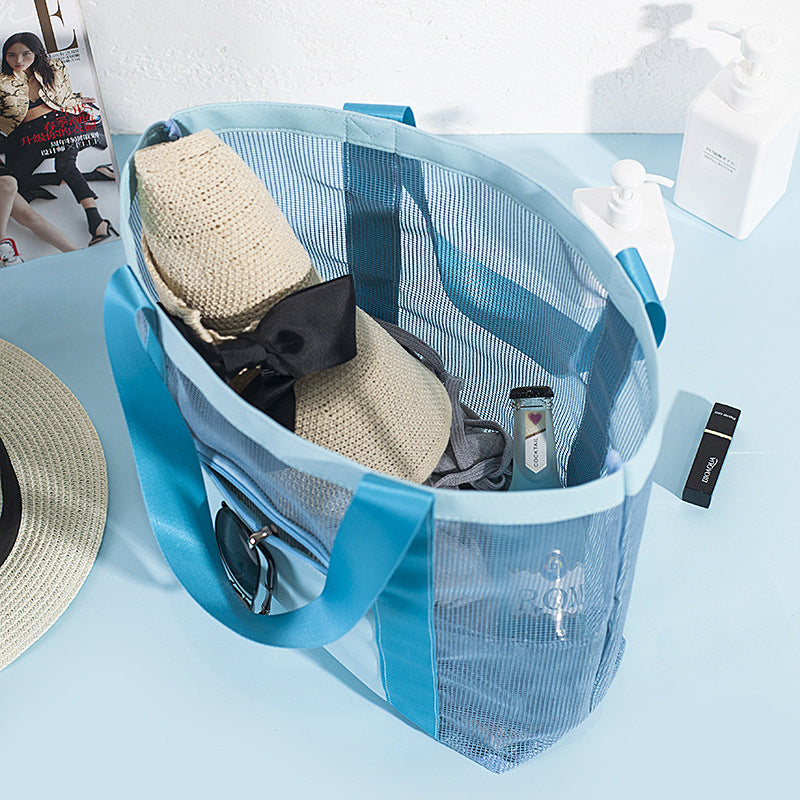 Vielseitige Mesh Strandtasche