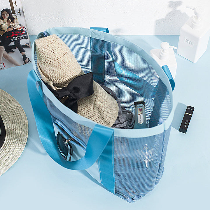 Vielseitige Mesh Strandtasche
