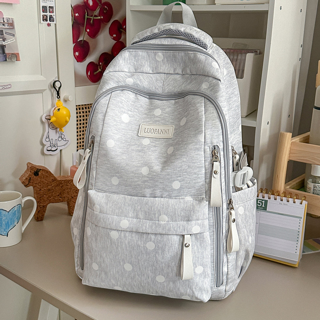 Stylische gepunktete Rucksack Karnz