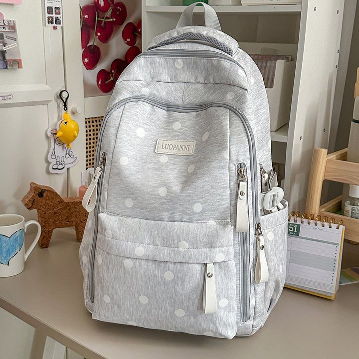 Stylische gepunktete Rucksack Karnz
