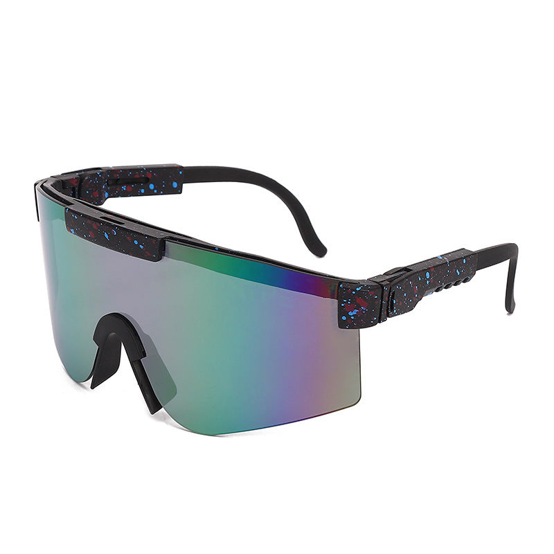 Damen Sportliche Statement-Sonnenbrille im modernen Design Karnz