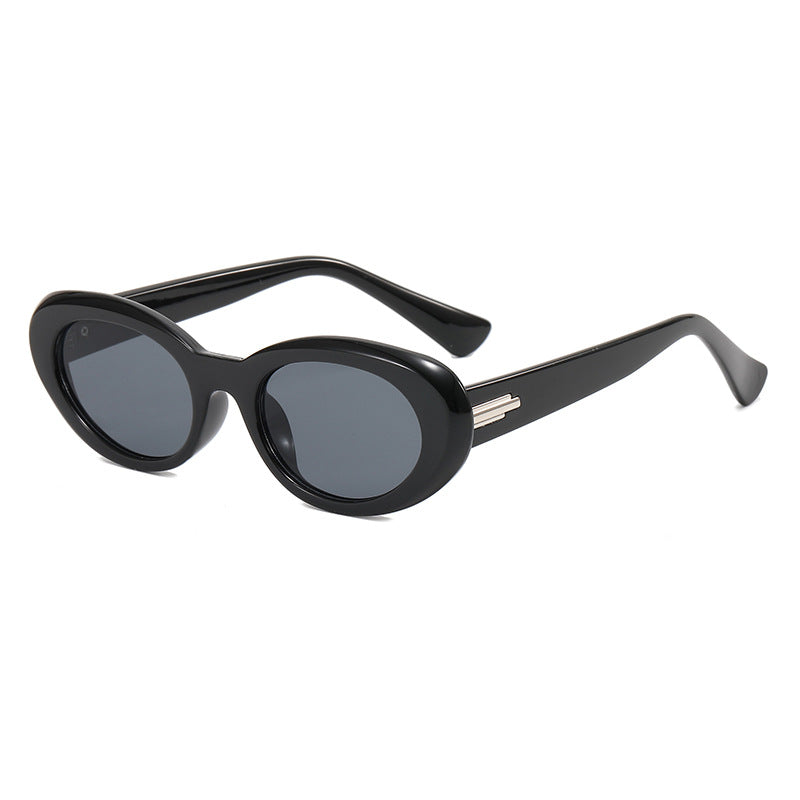 Damen elegante ovalförmige Sonnenbrille mit hochwertigen Gläsern Karnz