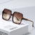 Damen modische oversized Sonnenbrille mit modernem Design Karnz