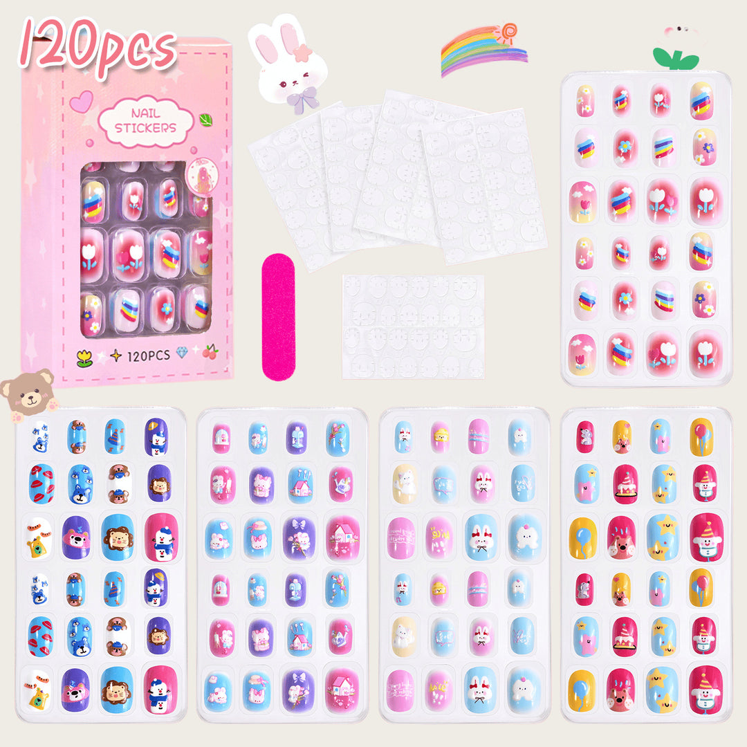 Kreatives Cartoon Nagelkunst Aufkleber Set Karnz