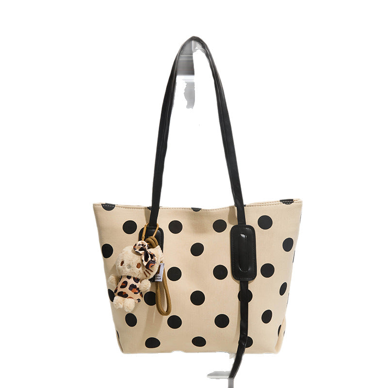 Trendige Punktemuster-Tasche