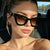 Damen Cat-Eye Sonnenbrille mit modernem Rahmen und UV-Schutz Karnz
