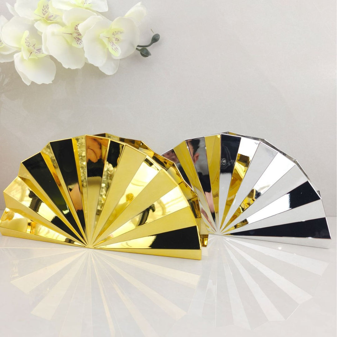Art Deco inspirierte geometrische Clutch