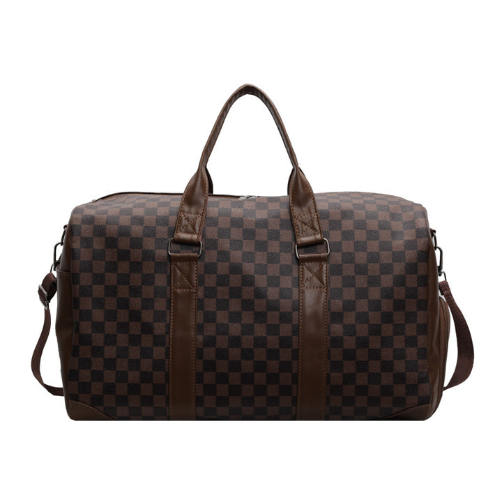 Stylische karierte Reisetasche Karnz
