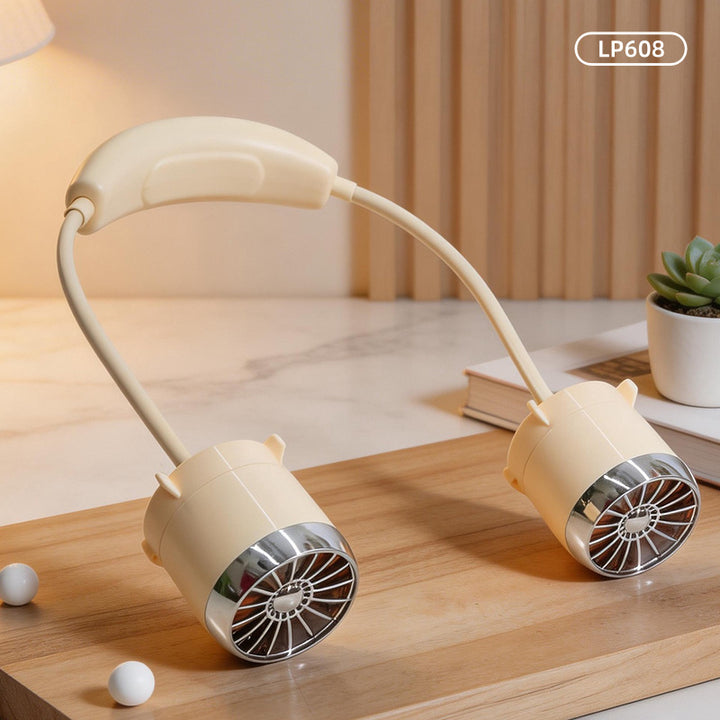 Damen Tragbarer Nackenventilator mit flexibler Struktur Karnz