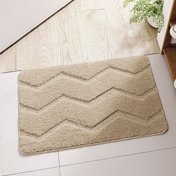 Chevron-Muster-Badmatte