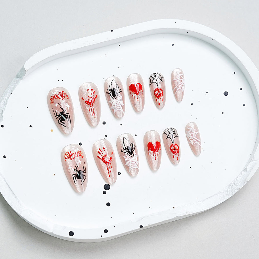 Halloween-Themen Press-On Nagelkollektion Karnz