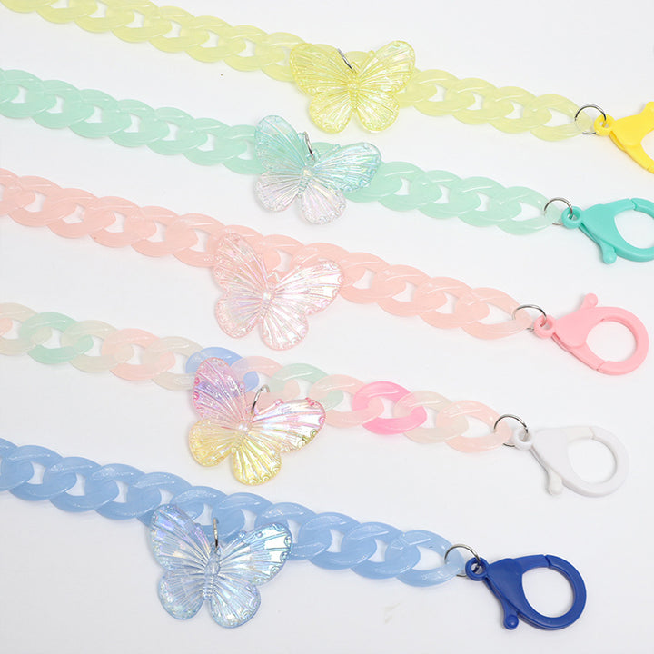 Dekorativer Schmetterlings-Brillen-Halsband Karnz