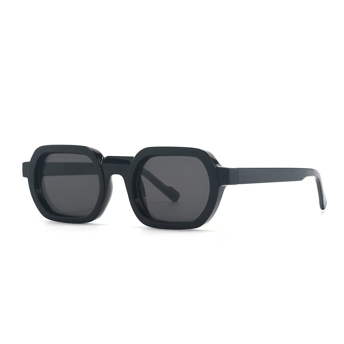 Damen modische Sonnenbrille im modernen Design mit breitem Rahmen Karnz