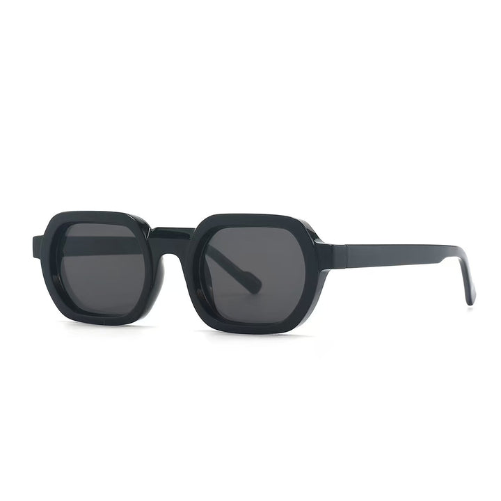 Damen modische Sonnenbrille im modernen Design mit breitem Rahmen Karnz