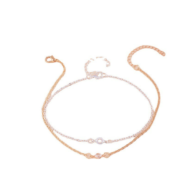 Elegante Minimalistische Kettenanậkel Karnz