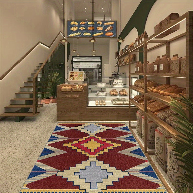 Geometrisches Tribal-Muster-Bereichsteppich