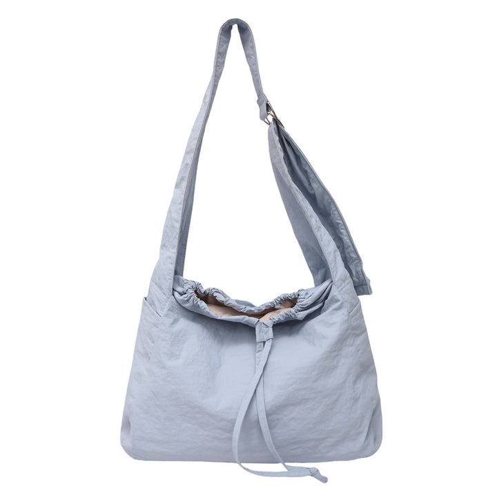 Leichtgewichtige Kordelzug Schultertasche Karnz