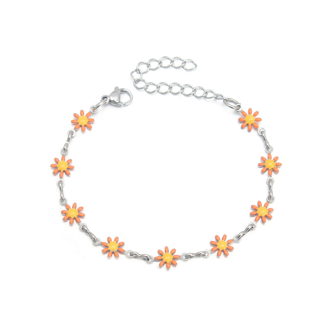 Blumen Charm Ketten Fußkette Karnz